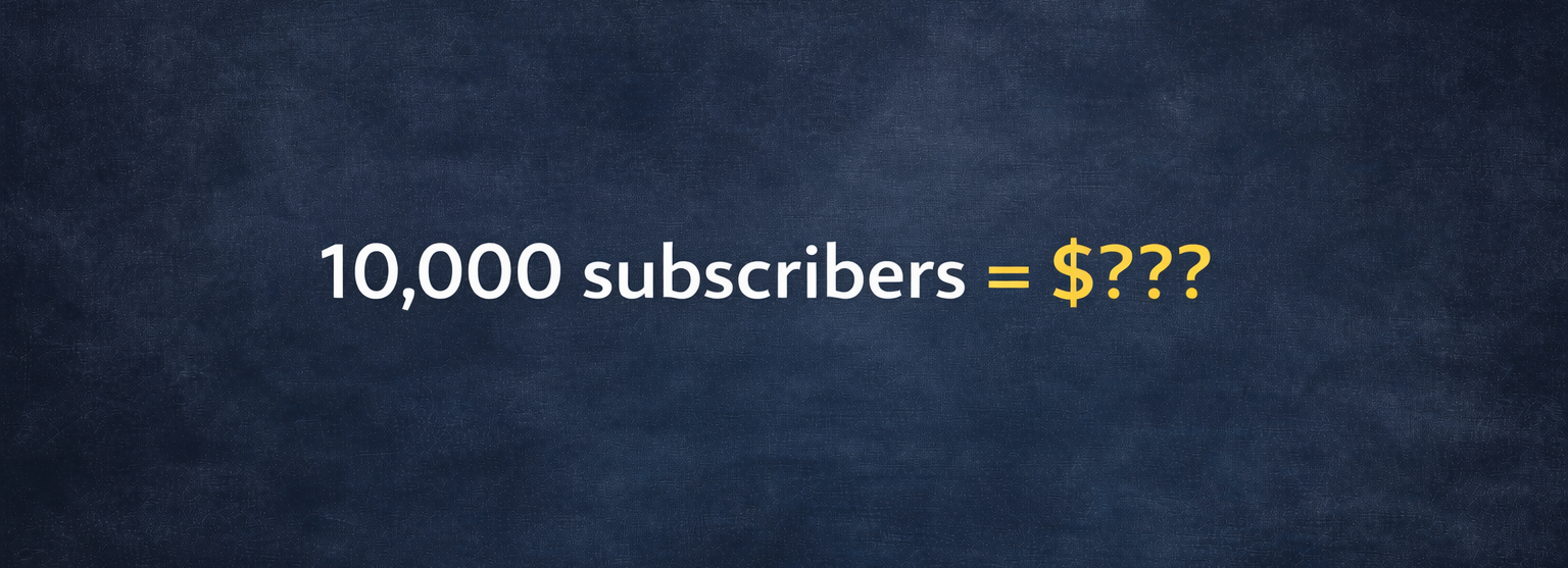 How Much Revenue Does a 10,000-Subscriber Newsletter Actually Make in 2026?
