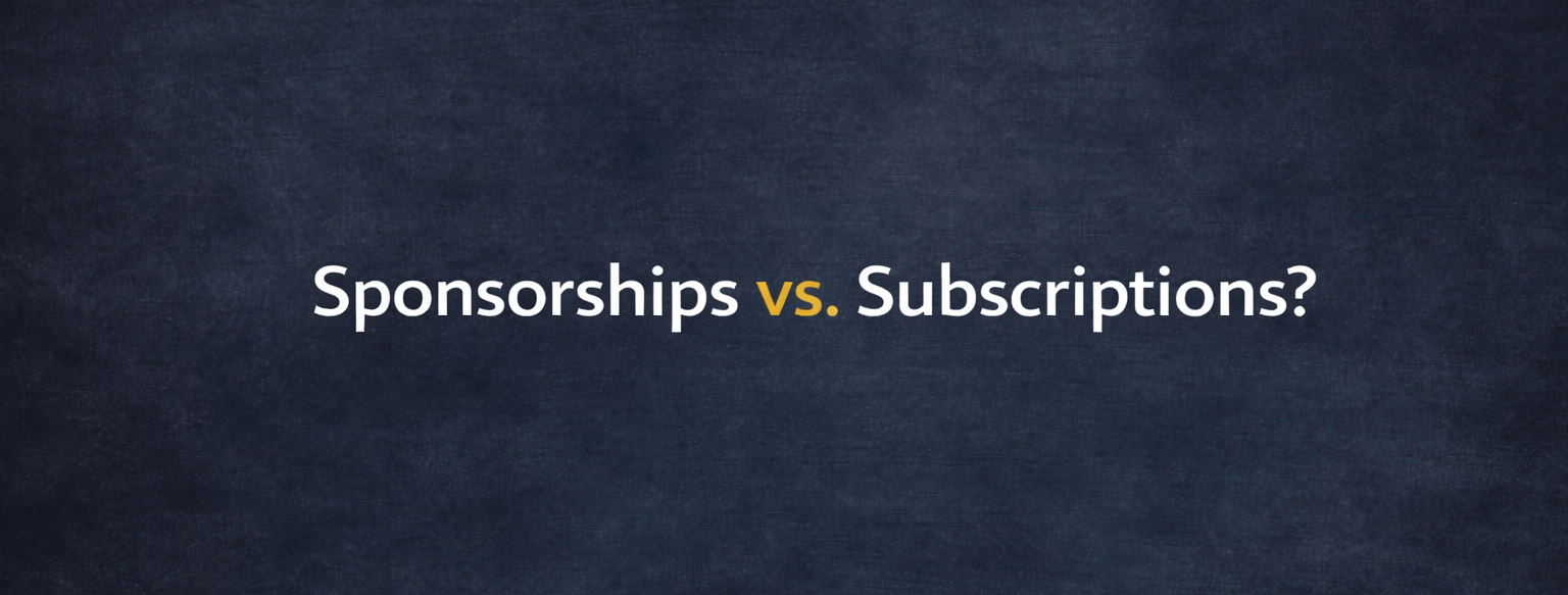 Sponsorships vs Subscriptions: Which Newsletter Revenue Model Should You Choose?
